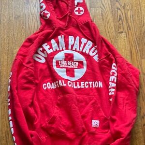 Ocean Patrol Red Hoodie